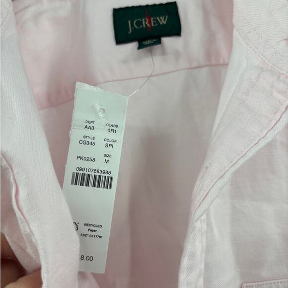 J.Crew Linen-cotton blend twill workshirt - Picture 5 of 7